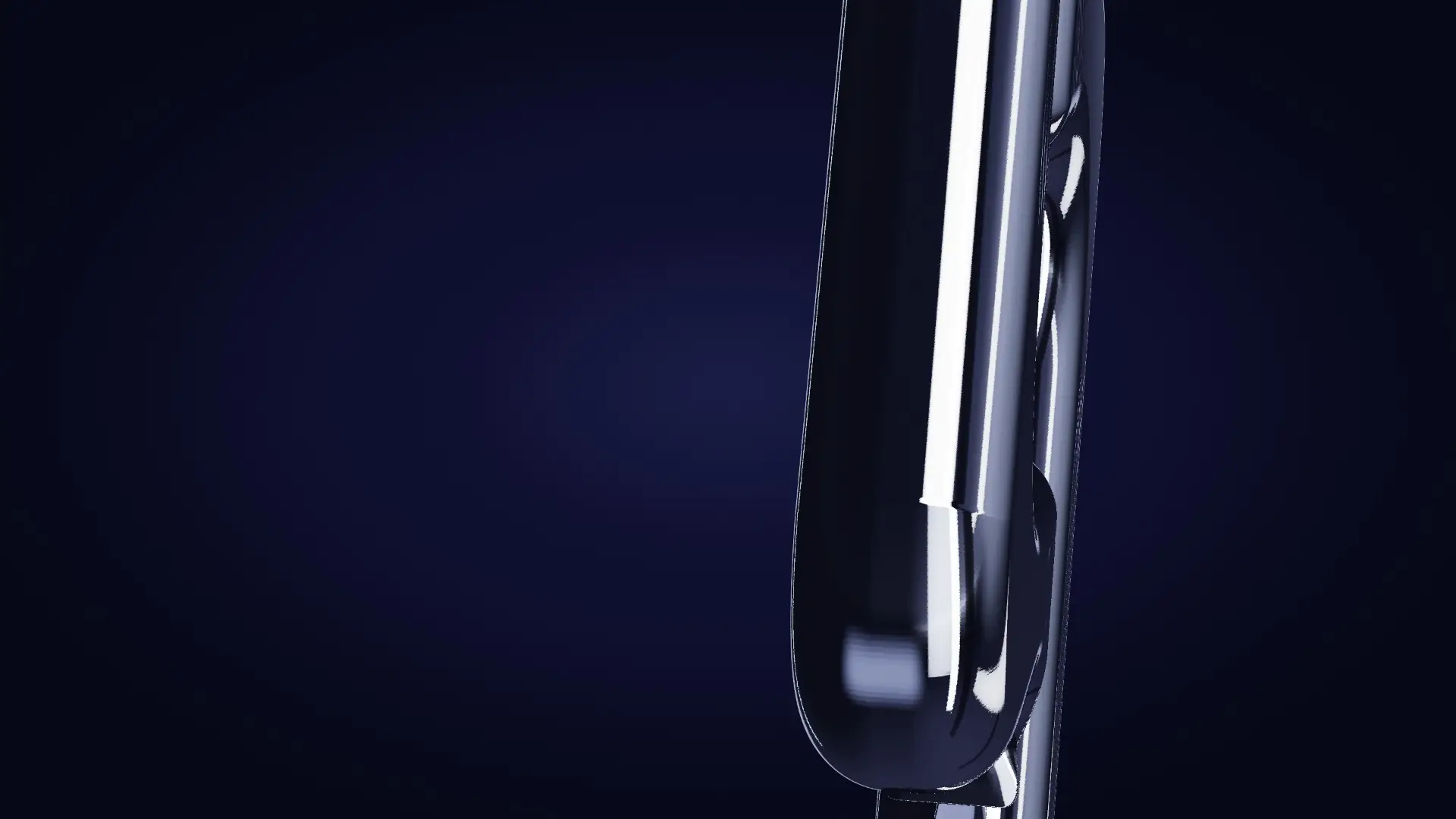 Smartechor znak u poliranom hromu — detalj